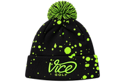 Vice Beanie Black/Lime Drip -  Gorro Invierno