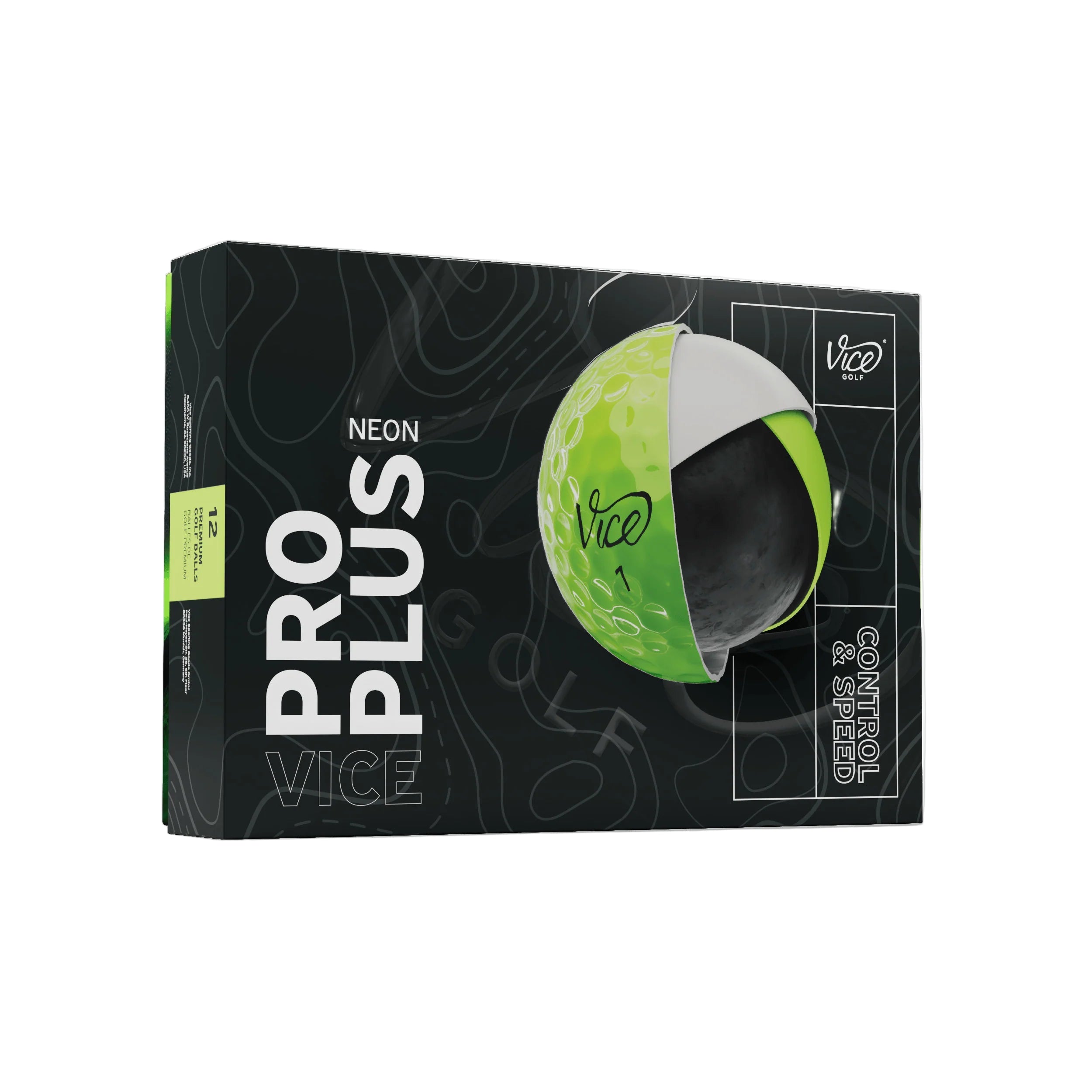 Vice Pro Plus - 12 pelotas de golf
