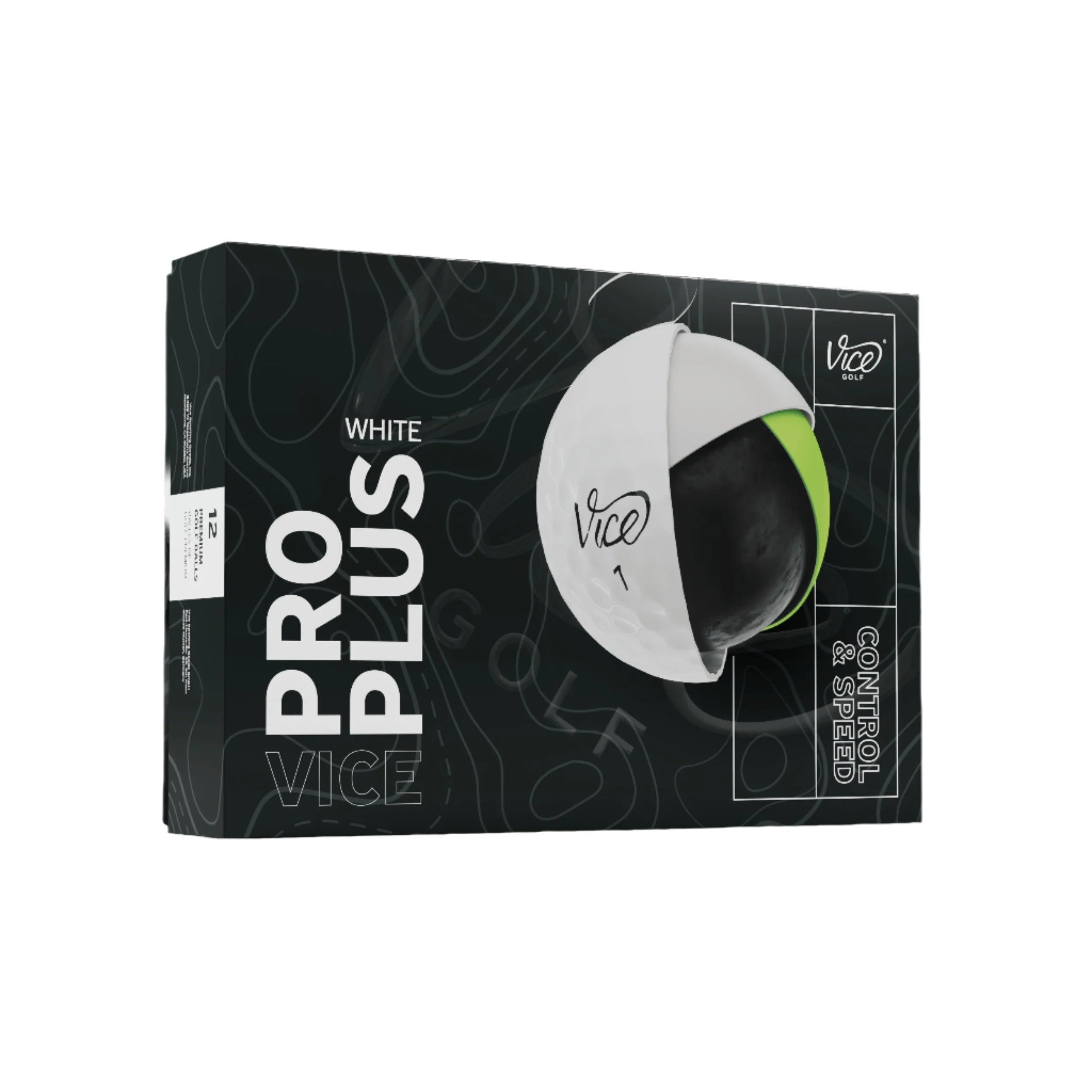 Vice Pro Plus - 12 pelotas de golf