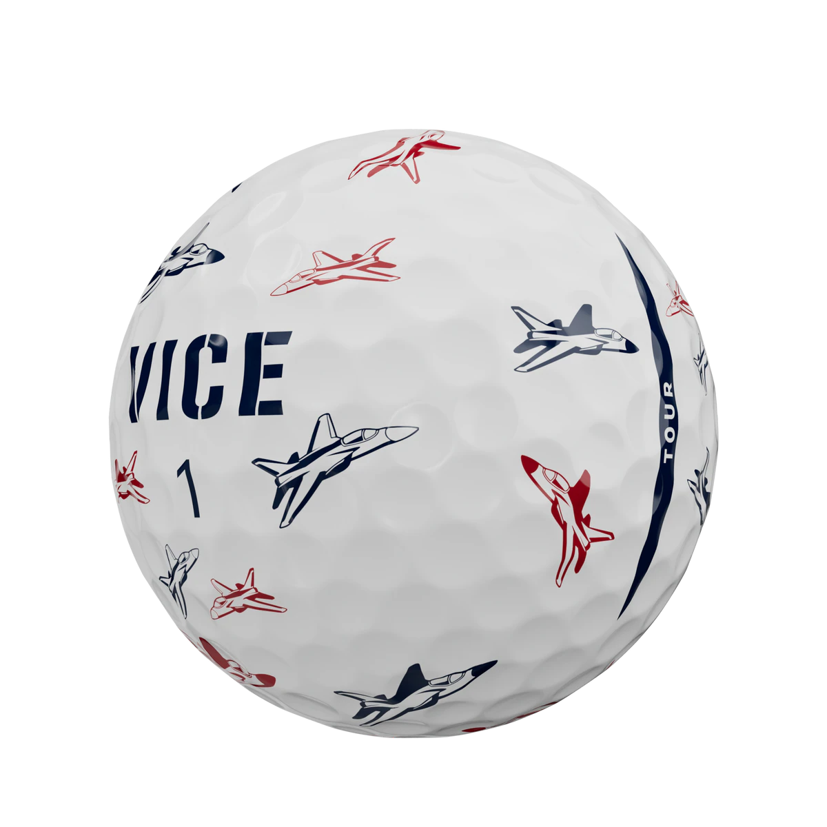 Vice Tour Jet - 12 pelotas de golf de edición limitada