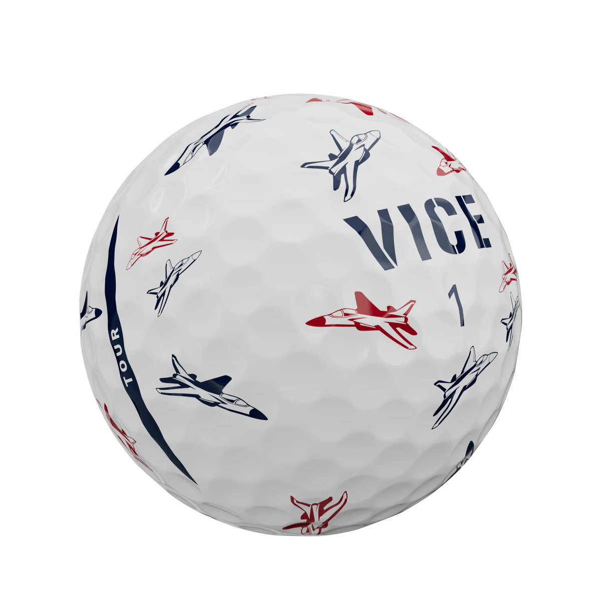 Vice Tour Jet - 12 pelotas de golf de edición limitada