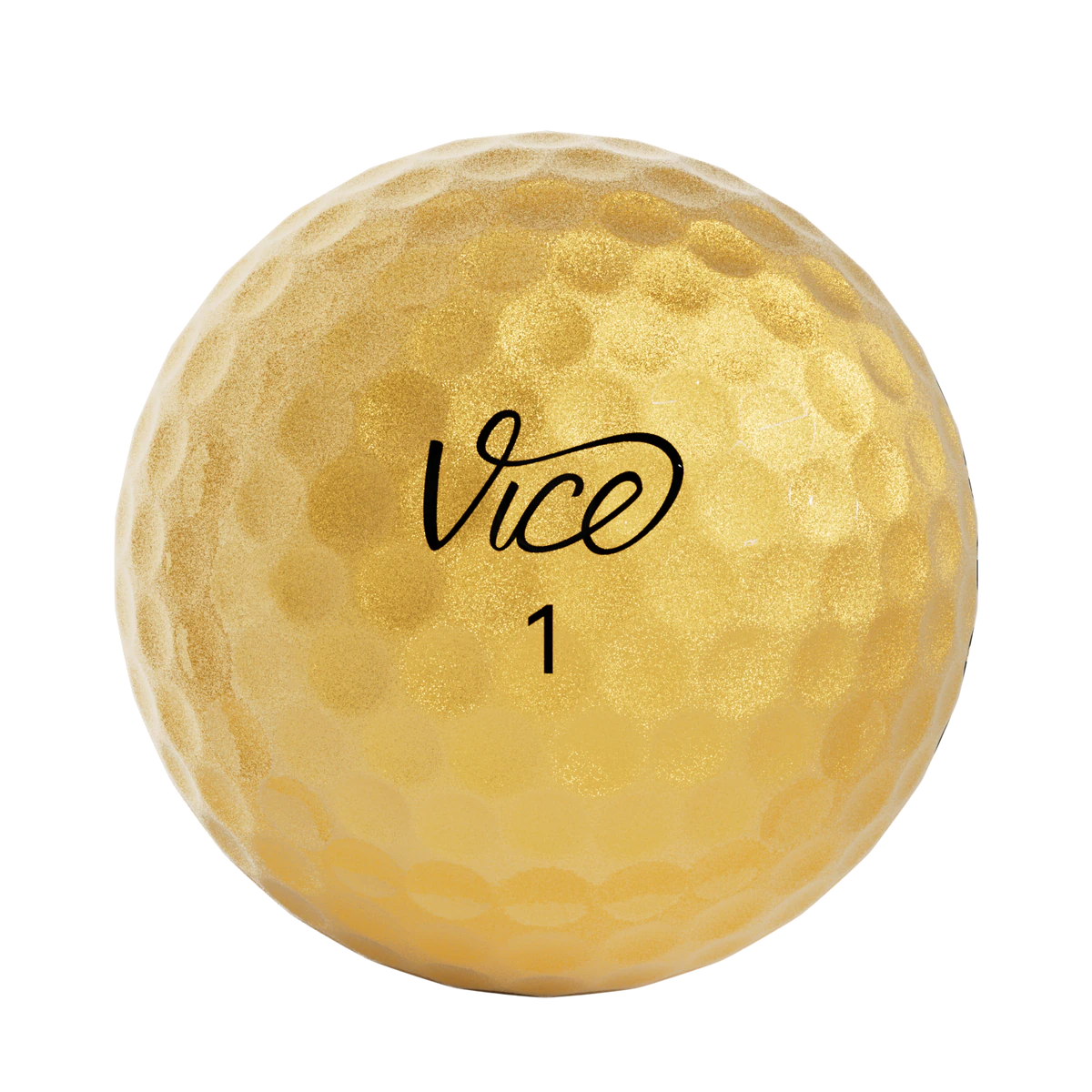Vice Pro Plus Gold - 12 pelotas de golf de edición limitada