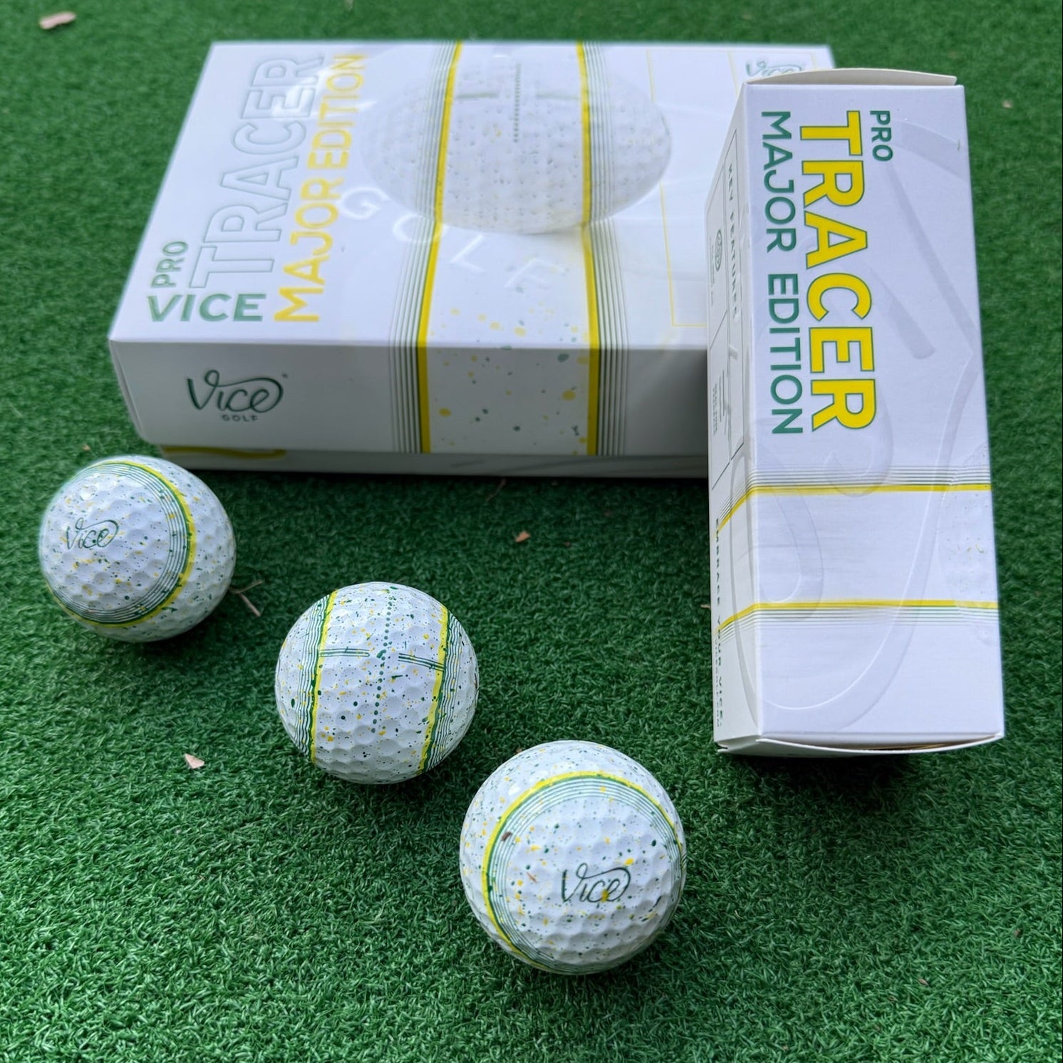 Vice Pro Major Edition - 12 pelotas de golf de edición limitada