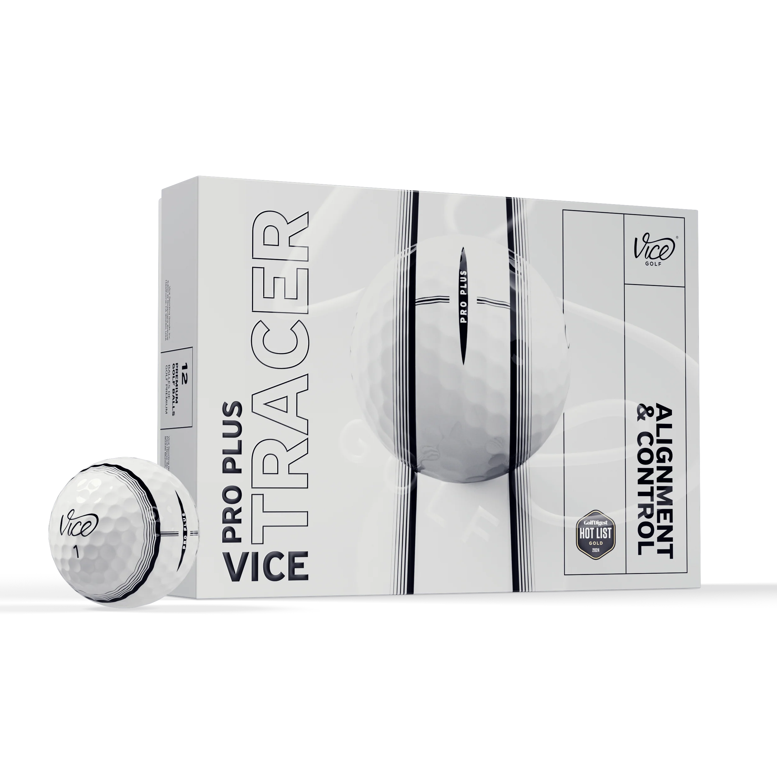 Vice Tracer - 12 pelotas de golf