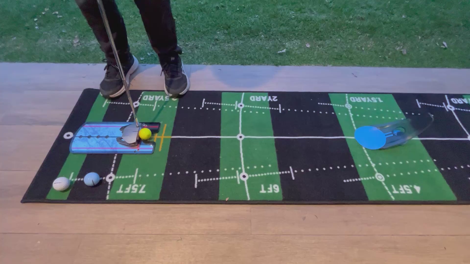 Cargar vídeo: Dispositivo práctica putter plegable