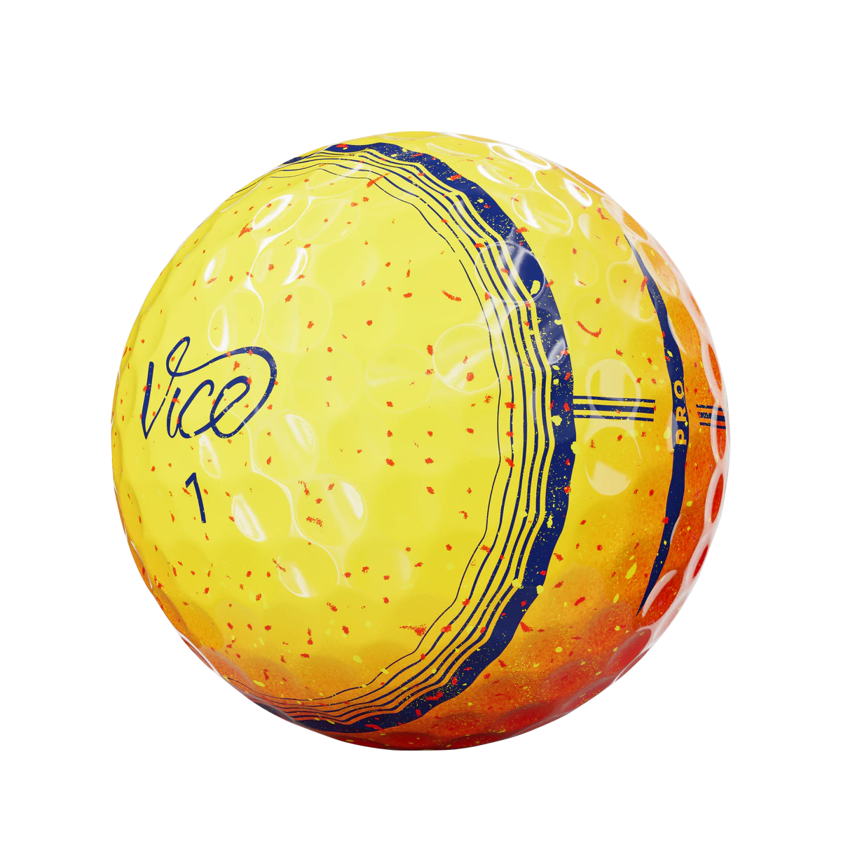Vice Pro Fireball Tracer - 12 pelotas de golf de edición limitada