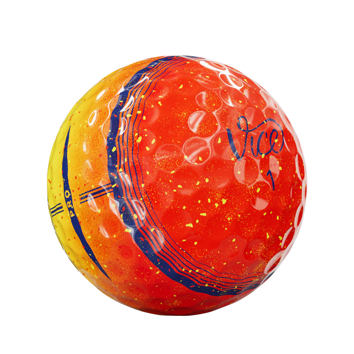 Vice Pro Fireball Tracer - 12 pelotas de golf de edición limitada