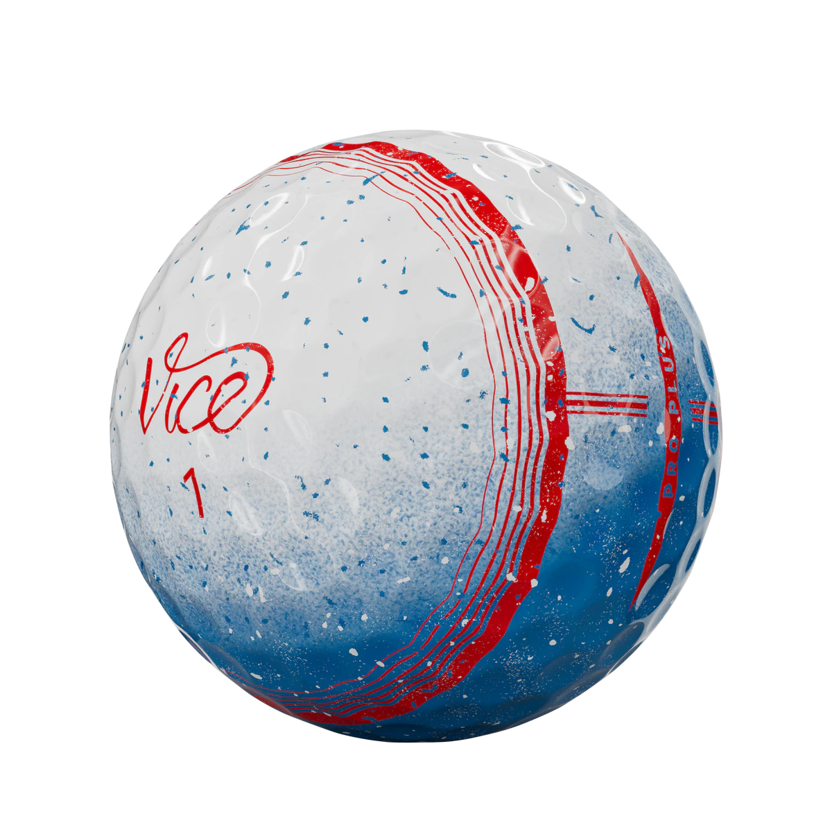 Vice  Pro Plus Artic Bomb Tracer - 12 pelotas de golf de edición limitada