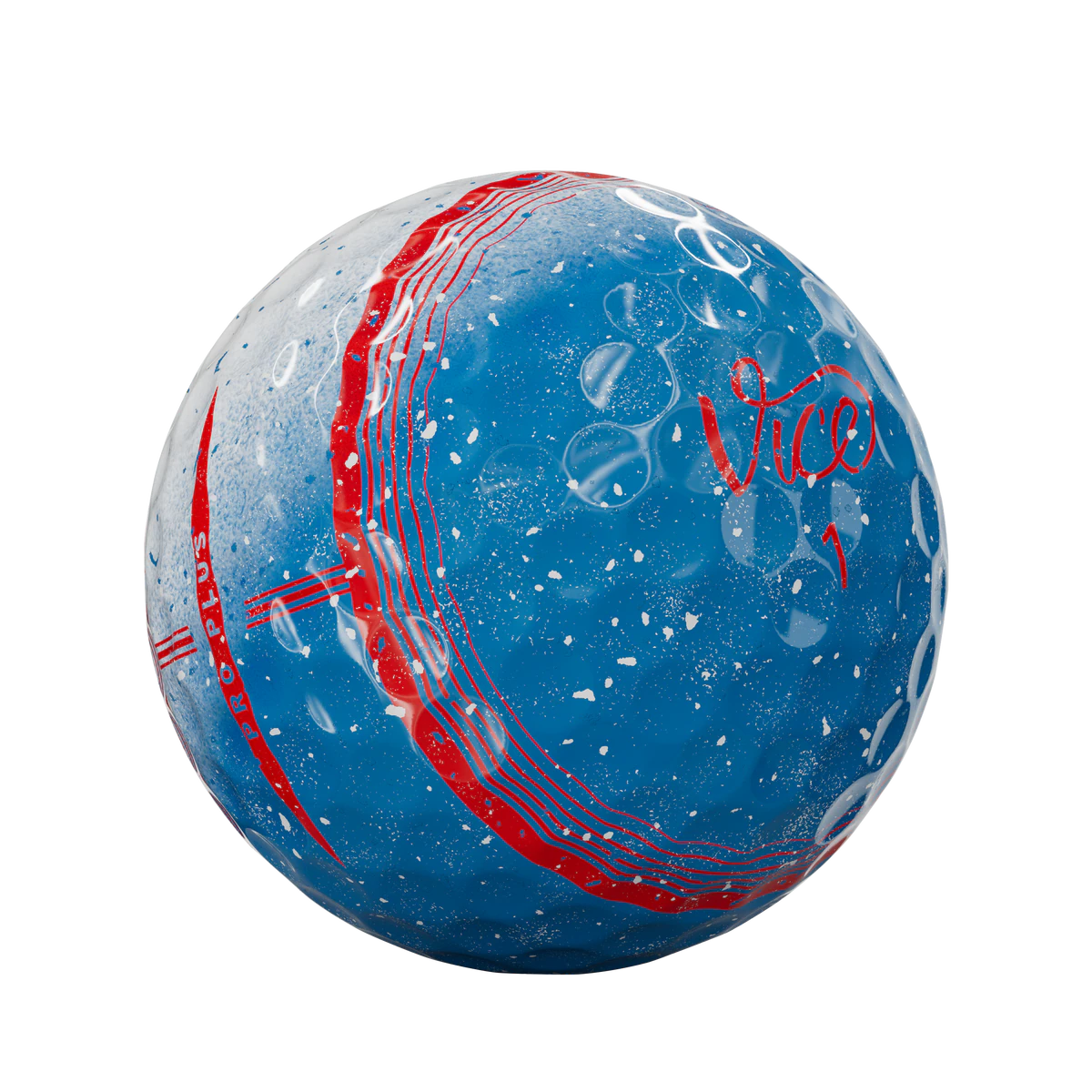 Vice  Pro Plus Artic Bomb Tracer - 12 pelotas de golf de edición limitada